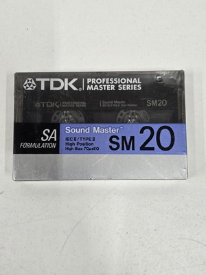 TDK SM20 Professional Master Series Type II High Bias Cassette Tape Sealed