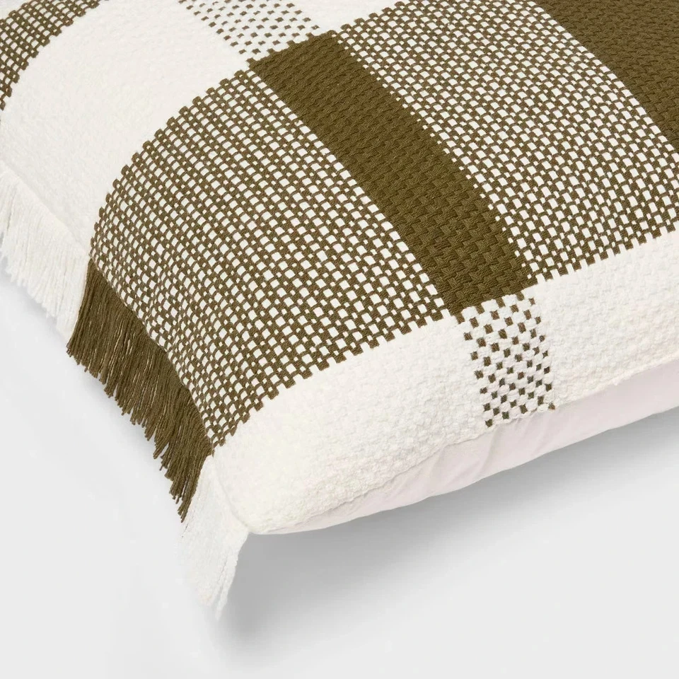 Almohada decorativa a cuadros Euro - Umbral Foto 3 de 3