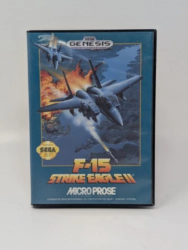 F-15 Strike Eagle II 2 (Sega Genesis, 1993) - In Box