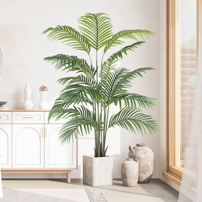 Künstlicher Areca-Palme, 180 Cm, Echtaussehende Tropische Palmenpflanze