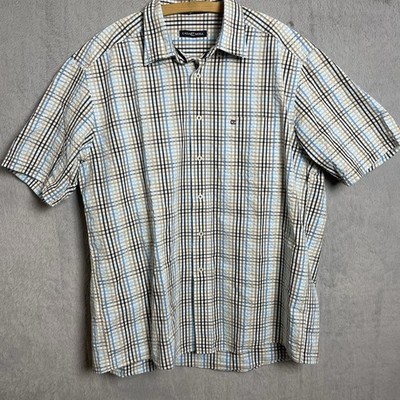 Casa Moda Hemd Herren XL Karriert Kurzarm 