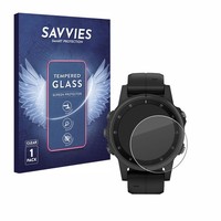 Savvies Schutzglas FüR Garmin Fenix 5S Plus (42 Mm) Echt Glas Panzer Display 9H