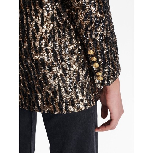 Balmain sequin-embellished double-breasted jacket FR40/US8 - Picture 3 of 14
