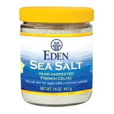 Eden Sea Salt, Hand Harvested French Celtic, Stone Ground (Fine), Trac