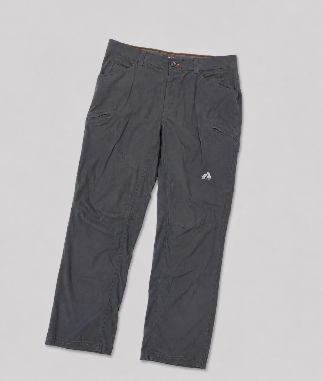 Eddie Bauer First Ascent Mens Hiking Pants 36x32 Gray Outdoor Trail Cargo