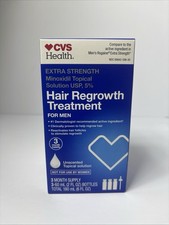 CVS Xtra Strength Minoxidil 5 Topical Hair Regrowth Men 3 Month Supply