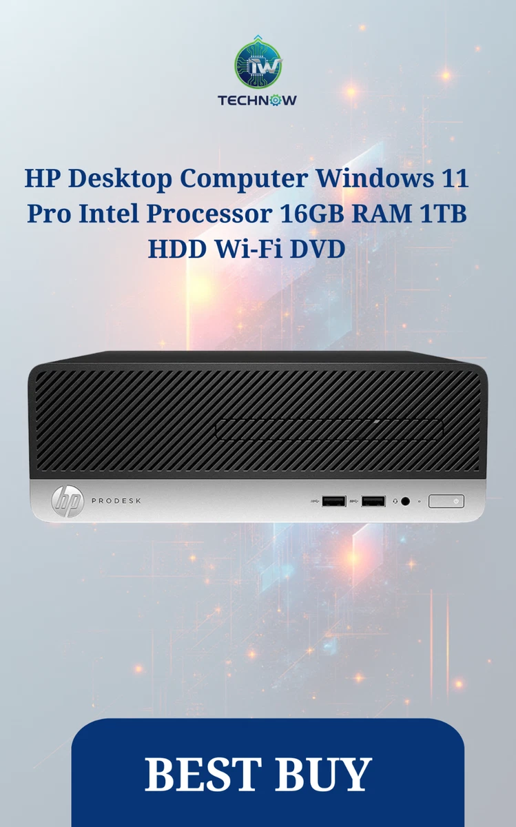 HP Intel Core i3 8th Gen. PC Desktops & All-In-One Computers for