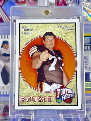 2007 Upper Deck Joe Thomas Rookie Insert - Cleveland Browns HOF RC
