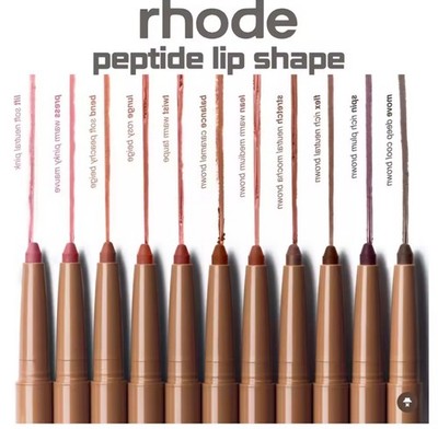Rhod Skin Peptide Lip Shape Pen Lip Liner Long Lasting Lip Tint Pencil Pen 
