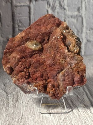   STUNNING Red UV Sugar Druzy Quartz Chalcedony from Brazil   174g 