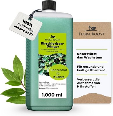 Kirschlorbeer Dünger Flora Boost Flüssigdünger für Kirschlorbeer 1 Liter