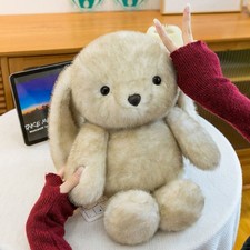 Fluffy Plush Rabbit Pillow Interactive Stuffed Animals Rabbit Toy  Kids Gifts