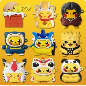 Pokemon Earphone Case For  Airpods 1/2/3/4/Pro/2 Silicone Shockproof Soft Cover