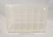 DARICE PLASTIC STORAGE CASE / 17 SECTIONS / APPROX 10.5 X 7 / SMALL ITEM HOLDER