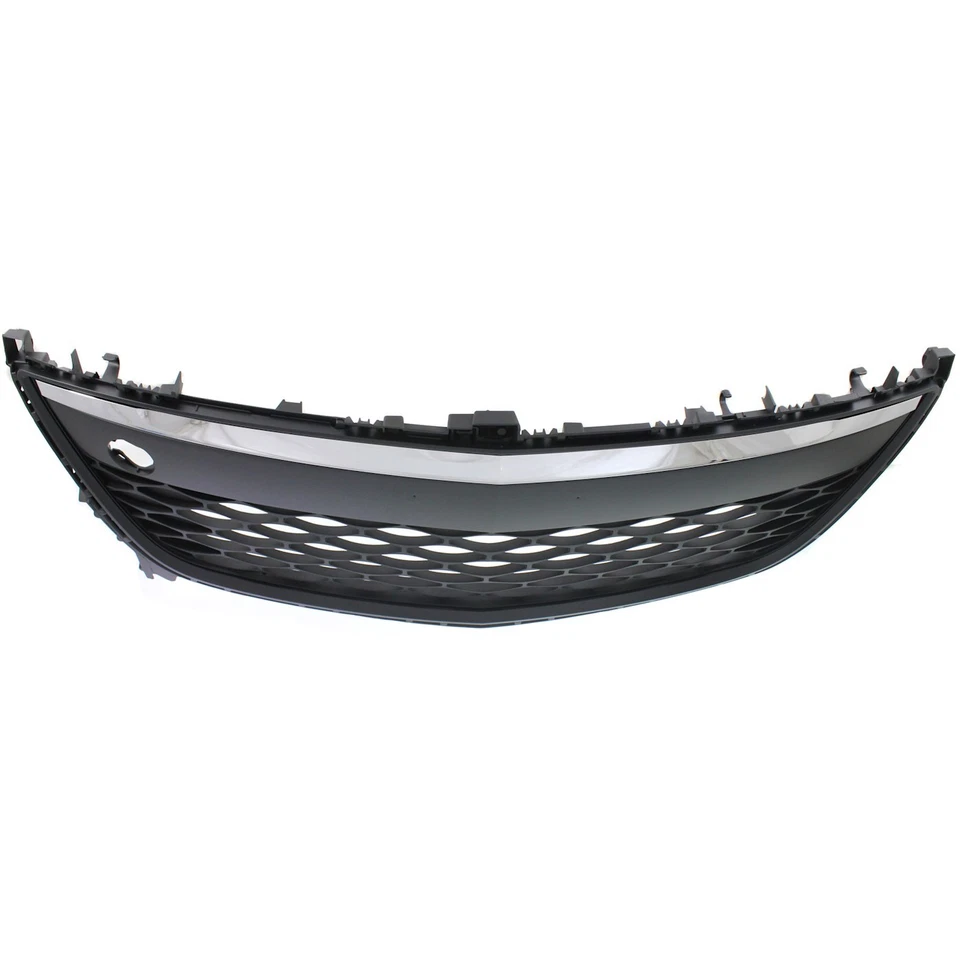 Front Bumper Grille For 2010 2011 2012 Mazda CX-7 Chrome EH44501T0H MA1036121 - Image 3 of 4