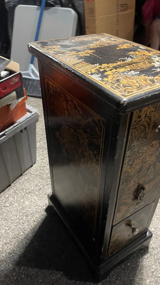 cajón chino laca negra Foto 4 de 4