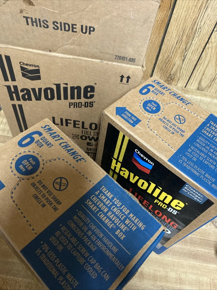 2 Pack 6 Quarts Havoline Lifelong 0W-20 Full Synthetic Motor Oil New Foto 4 de 4