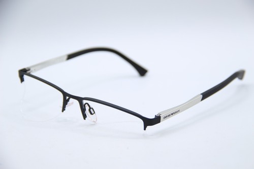 NEW EMPORIO ARMANI EA 1041 3094 BLACK GUNMETAL AUTHENTIC FRAMES EYEGLASSES 53-17 - 第 1/4 張圖片