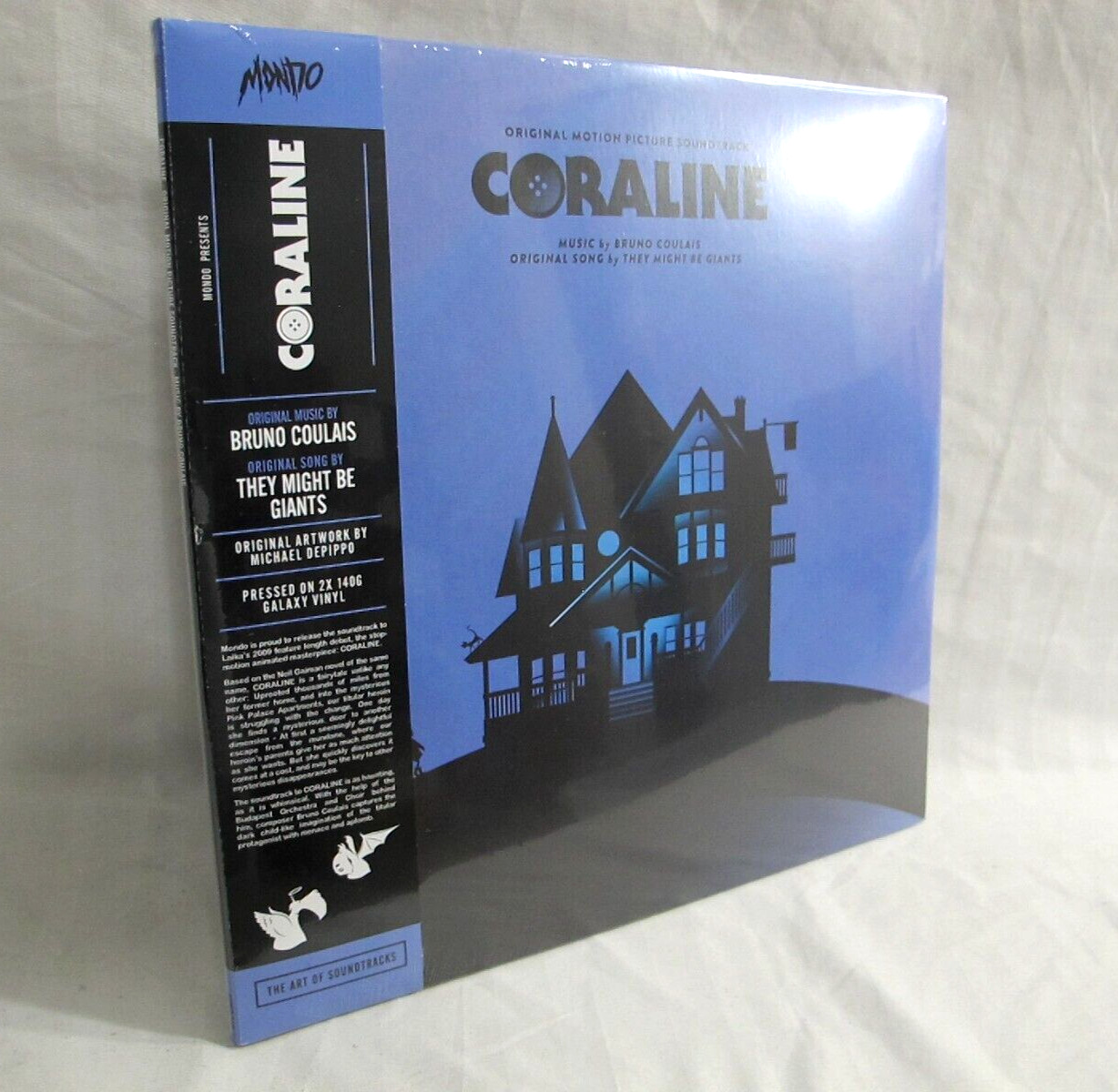 Mondo Coraline Original Soundtrack Vinyl - 2XLP 140g Fuchsia Galaxy - Fast Ship!