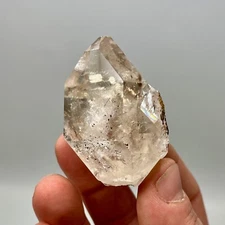 88.6 g Light Smoky Herkimer Diamond Gem with Rainbows, Excellent Clarity!
