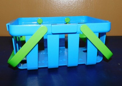 fisher price shopping cart blue