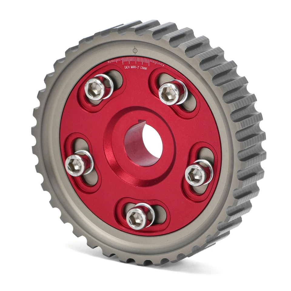 Polea de leva de engranaje de distribución ajustable apta para Honda Civic CRX D15/D16 Foto 2 de 4