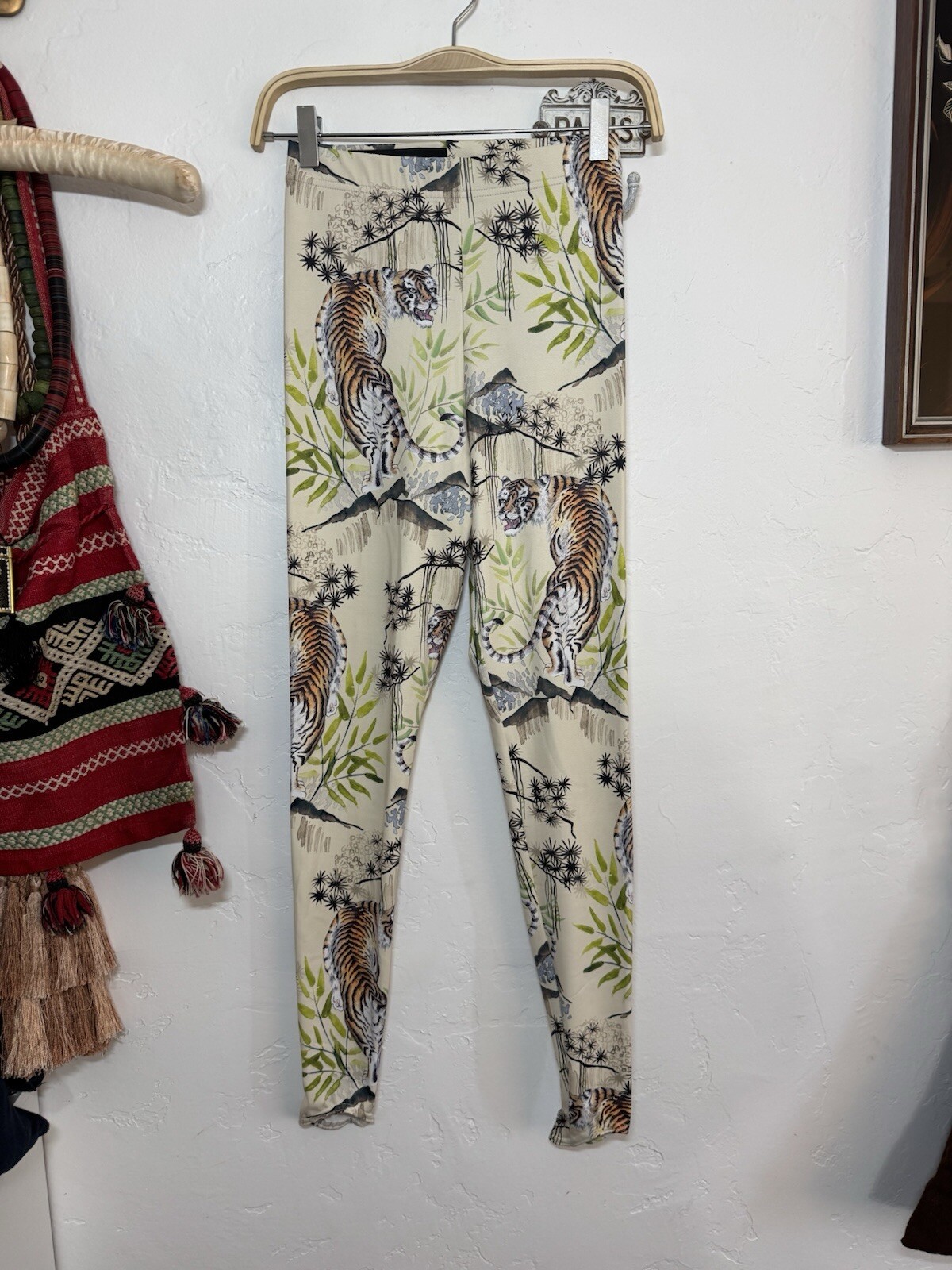 ALTRA BLACKMILK LEGGINGS STAMPA TIGRE ASIATICA VITA ALTA STAFFA TAGLIA SMALL Praticamente NUOVO