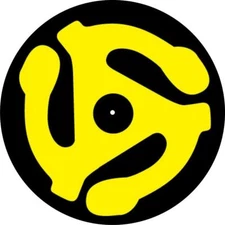 Custom Slipmat Slip Mat 4 Technics or any DJ Turntable Record Player 45 ADAPTER