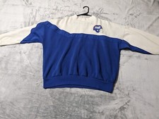 VTG New York Giants Sweatshirt Winning Streak Men L Crew Neck Spell Out READ