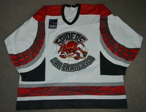 san francisco spiders hockey jersey