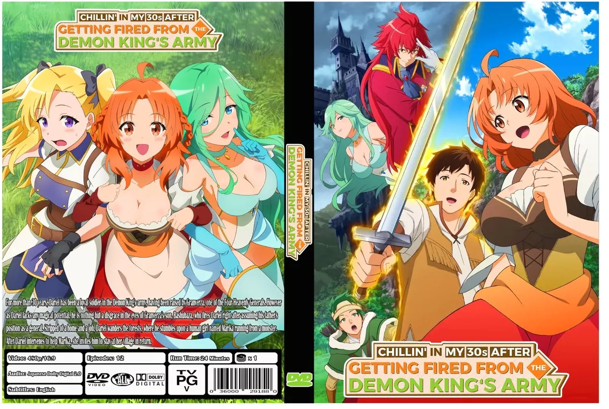 DVD Anime Chillin' In My 30s After Getting Fired  (1-12 End) English  Subtitle