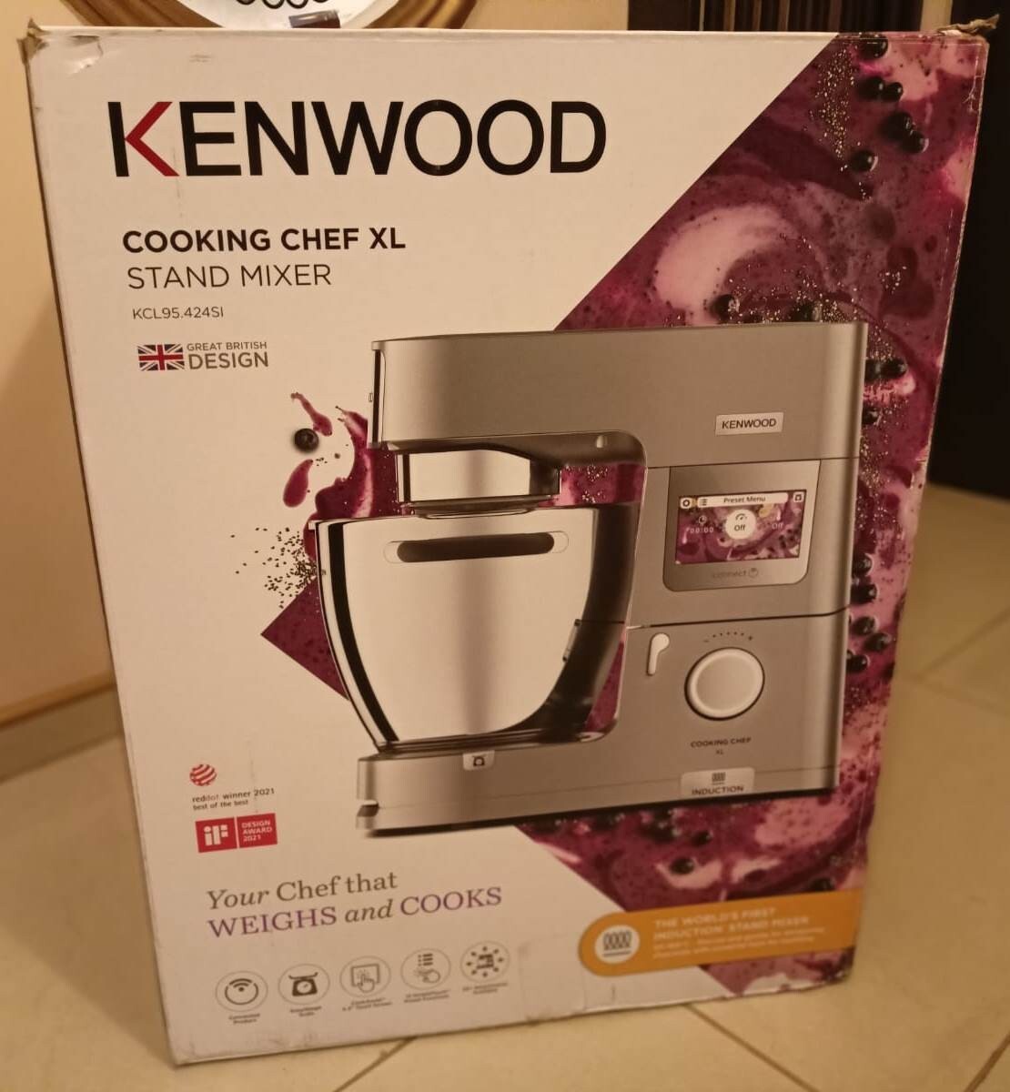 KENWOOD Küchenmaschine Cooking Chef XL mit integrierter Waage 