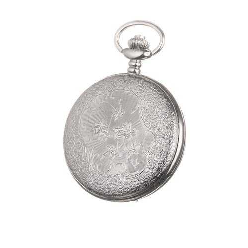 ANTIQUE DESIGN QUARTZ POCKET WATCH WITH ALBERT CHAIN AND GIFT POUCH - Picture 6 of 6