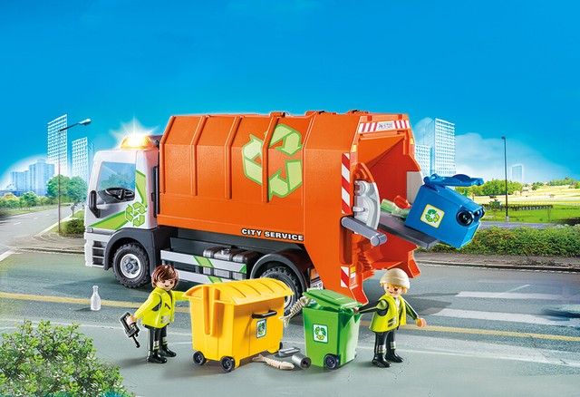 playmobil refuse truck