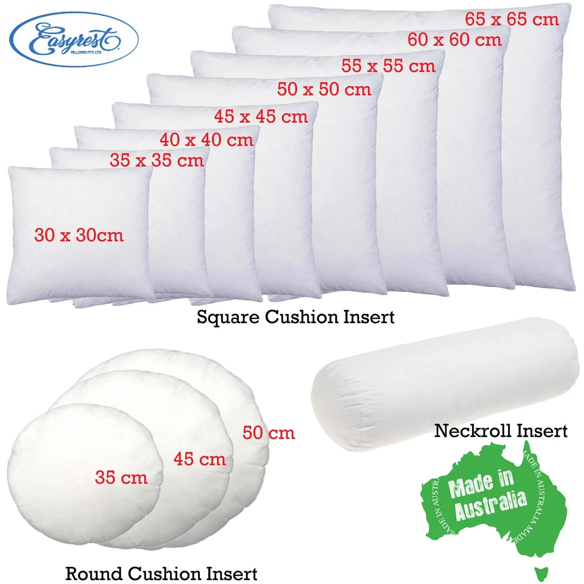 40 x 60 clearance cushion insert