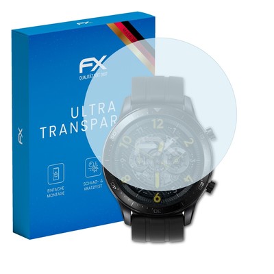 atFoliX 3x Displayschutzfolie für Realme Watch S Pro Schutzfolie klar Folie