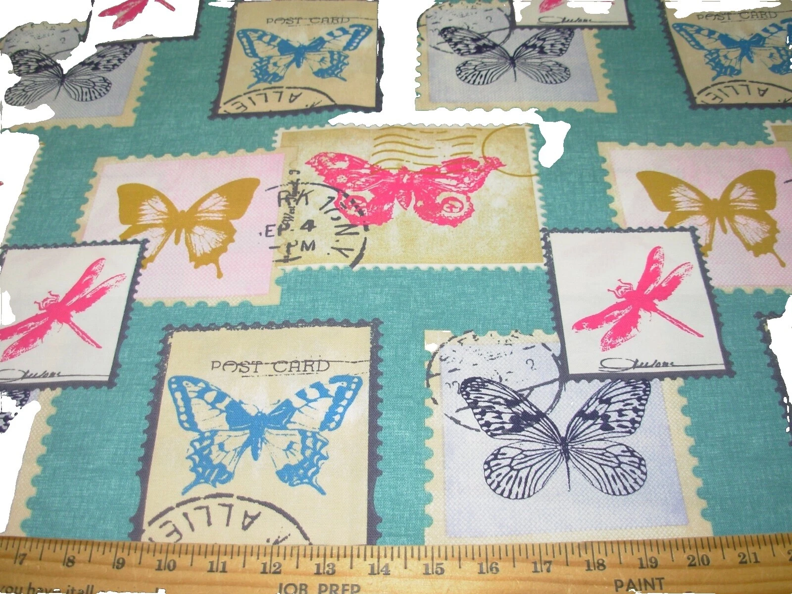 Estampillas de tela artesanal de Tapicería