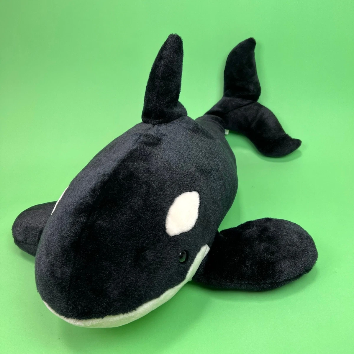 GIANT SeaWorld Shamu Plush Killer Whale Orca Stuffed Animal 3