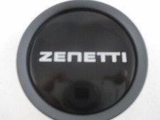 TAPA CENTRAL RUEDA ZENETTI NEGRA PERSONALIZADA * #998K75 (CX-029Y) (PARA 1 TAPA)