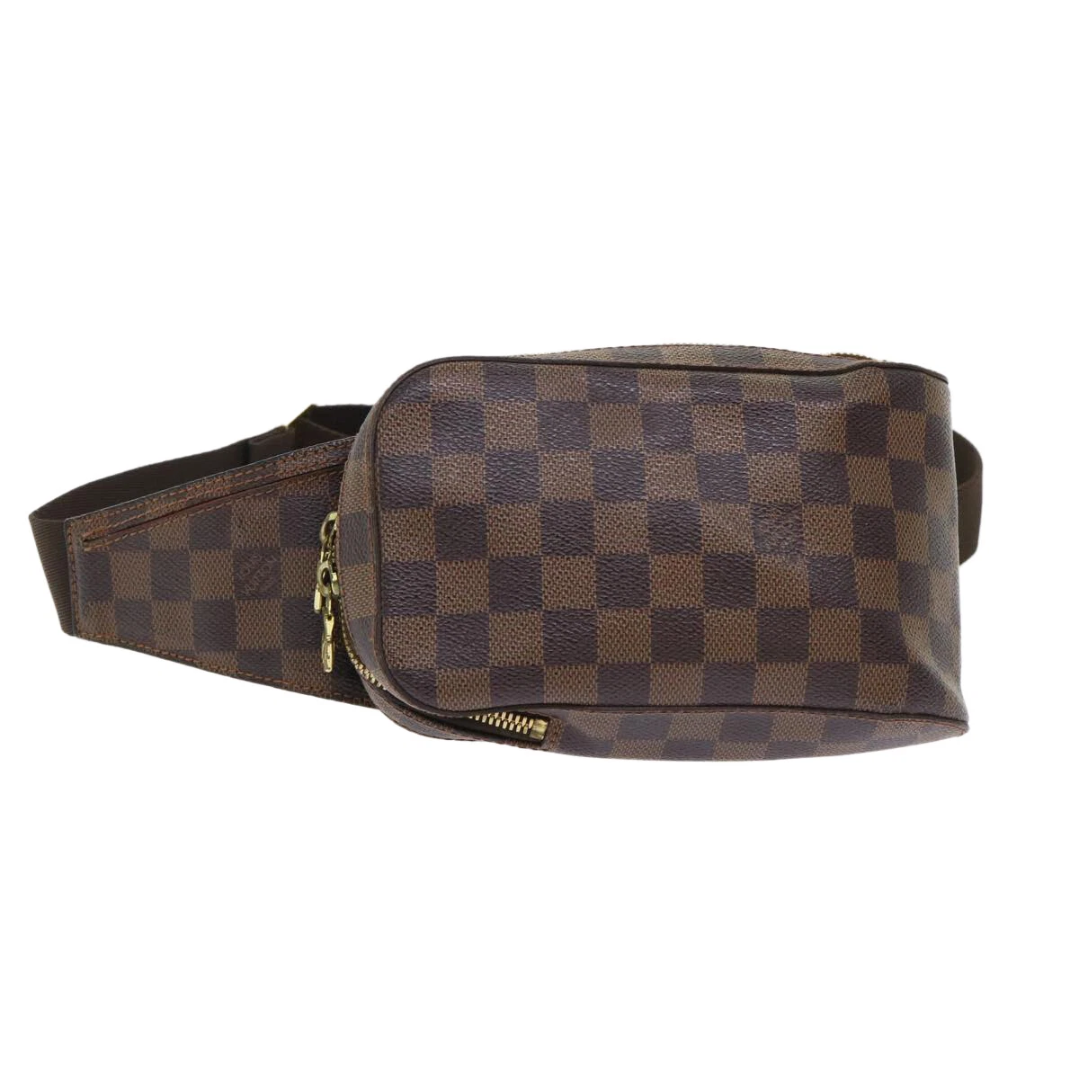 LOUIS VUITTON Damier Ebene Geronimos Shoulder Bag N51994 LV Auth