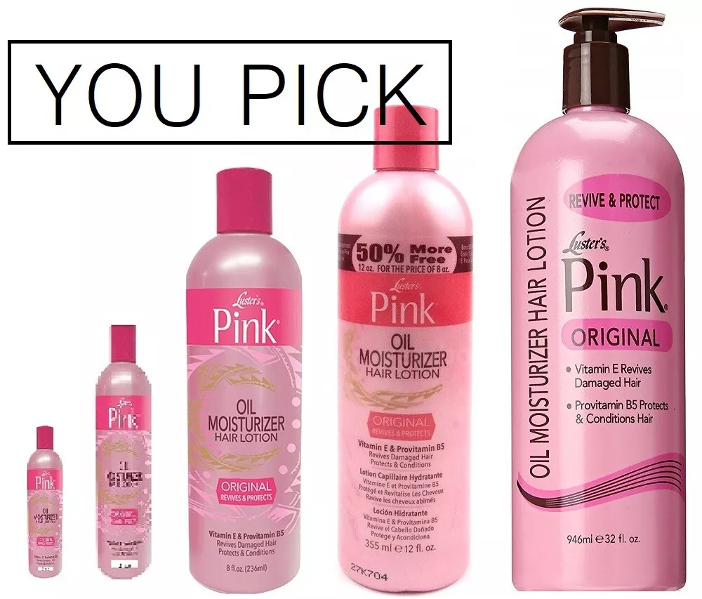 Luster s Pink Oil Moisturizer Hair Lotion YOU PICK