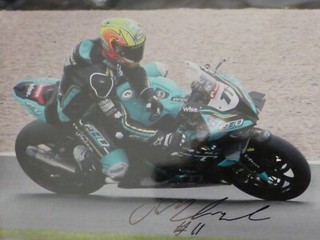 TT/BSB BRIAN MCCORMACK 12X8 SIGNED PICTURE