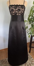 Black Evening Dress w/ Bow  Lace Bust - Mother Of Bride/Groom - Formal Dress