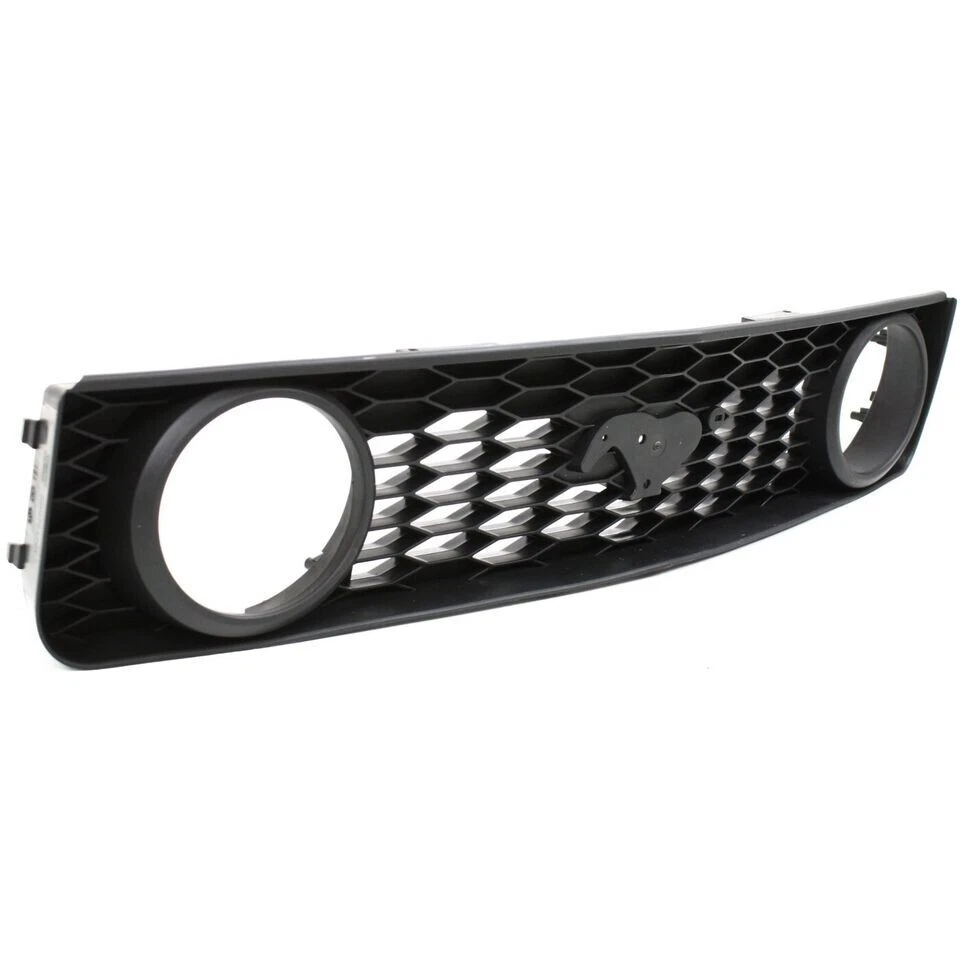 For 2005-2009 Ford Mustang Textured Grille Black Plastic Foto 2 de 4