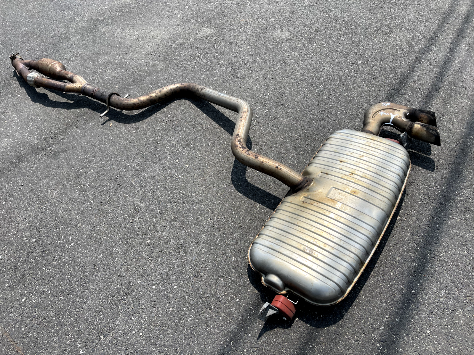 2008 Audi TT 8j 2.0t FSI Muffler Exhaust Pipe OEM 8J0253611G for 