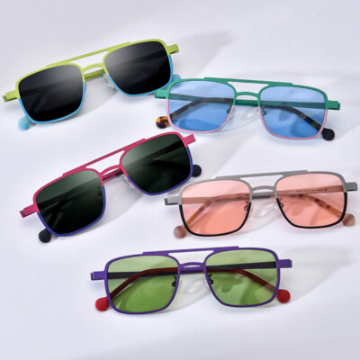 Titanium Frame Polarized Aviator Sunglasses Extra Large Fit Amazon.com: grinderPUNCH Big XL Wide Frame Extra Large  main image 3