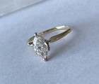14kt Yellow Gold 0.96 Ctw Diamond Engagement Ring Size 6 3/4 — photo 4