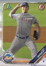 Lot of (100) 2019 Bowman Draft JOSH WOLF 1st Rookie Card #BD-119 Mets