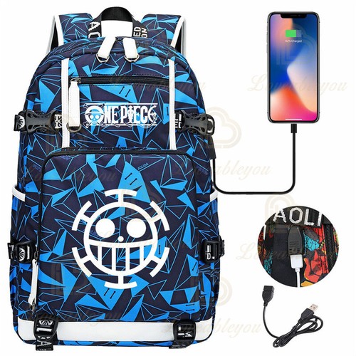 Anime One Piece Schoolbag Backpack Luffy Sabo ACE Rucksack Travel Bag Mochila - Bild 49 von 55