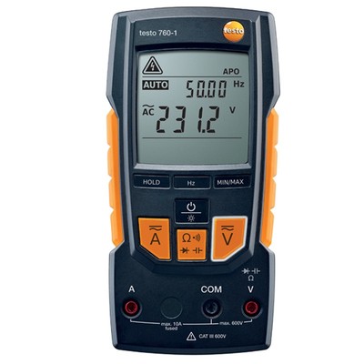 TESTO 760-1 DIGITAL MULTIMETER BASIC ACCURACY Current Voltage Resistance Testing